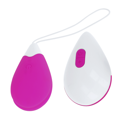OHMAMA - VIBRATING EGG 10 MODES PURPLE AND WHITE