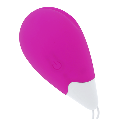 OHMAMA - VIBRATING EGG 10 MODES PURPLE AND WHITE