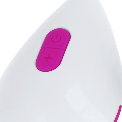 OHMAMA - VIBRATING EGG 10 MODES PURPLE AND WHITE