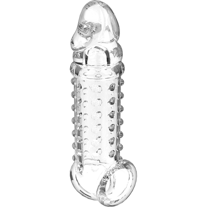 VIRILXL - EXTENSIÓN Y FUNDA DE PENE V11 TRANSPARENTE