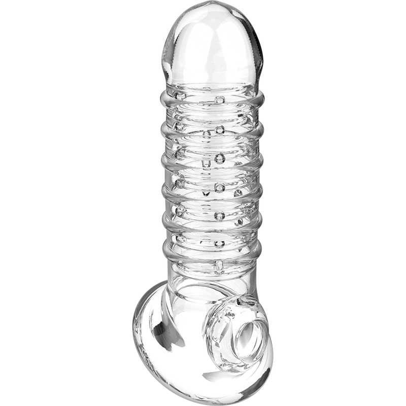 VIRILXL - EXTENSIÓN Y FUNDA DE PENE V15 TRANSPARENTE