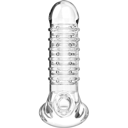 VIRILXL - EXTENSIÓN Y FUNDA DE PENE V15 TRANSPARENTE