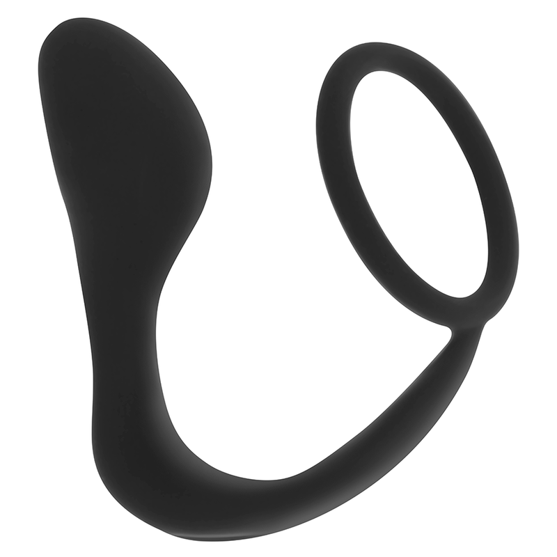 OHMAMA - ANAL SILIKONPLUGG MED RING 10,5 CM