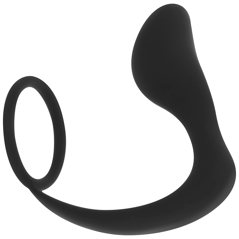 OHMAMA - ANAL SILIKONPLUGG MED RING 10,5 CM