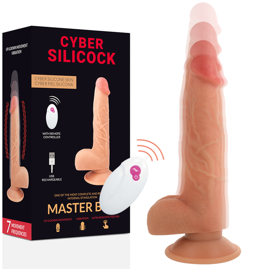 CYBER SILICOCK - REALÍSTICO CONTROL REMOTO MASTER BEN 23.88 CM -O- 4.3 CM