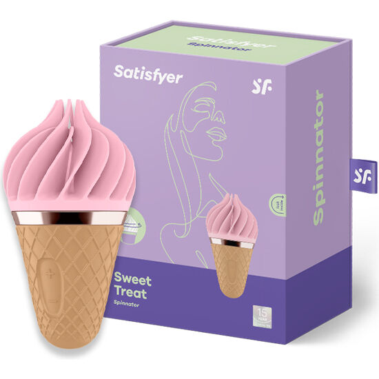 SATISFYER - SWEET TREAT SPINNATOR MARRÓN &