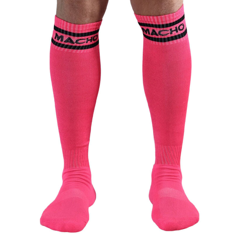 MEN'S - LONG SOCKS ONE SIZE PINK