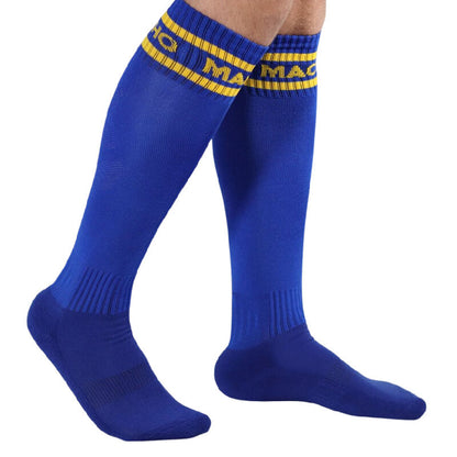 MEN'S - LONG SOCKS ONE SIZE BLUE