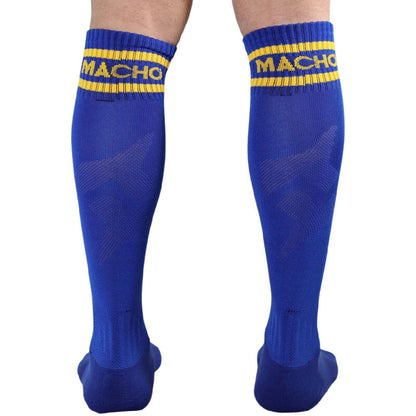 MEN'S - LONG SOCKS ONE SIZE BLUE