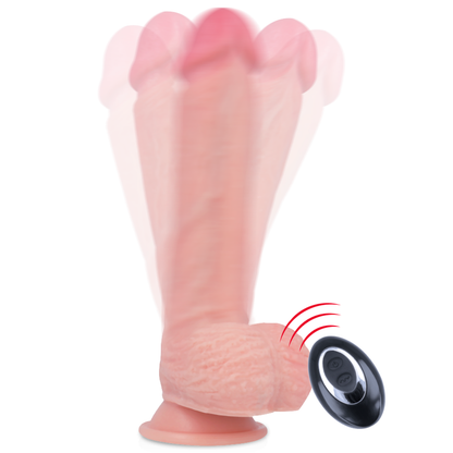 ROCKARMY - HARNESS + LIQUID SILICONE VIBRATOR WITH PREMIUM REMOTE CONTROL APACHE 20.5 CM -O- 4.62 CM