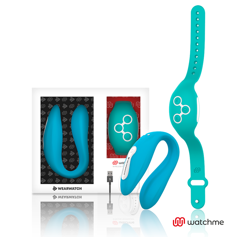 WEARWATCH - DUAL VIBRATOR TECHNOLOGY WATCHME INDIGO / AQUAMARINE
