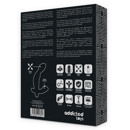 ADDICTED TOYS - ESTIMULADOR ANAL PRÓSTATA REALISTIC SILICONA P-SPOT VIBE