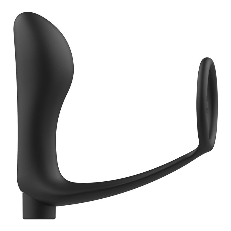 Joguines addictes: anell de penis amb un connector remot anal recarregable