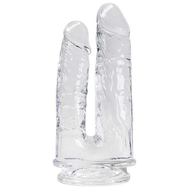 ALIVE - IMPERIUM DILDO DOBLE JELLY TRANSPARENTE