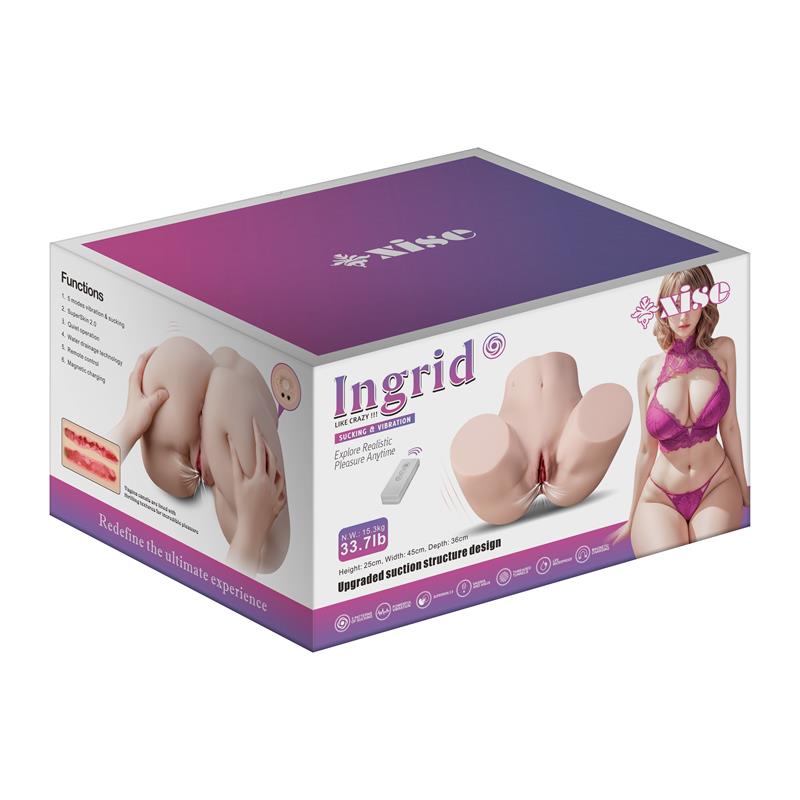 XISE - INGRID TORSO CON VIBRACIÓN Y EFECTO SUCCION 15.3 KG