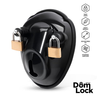 DOMLOCK - INMATE JAULA PARA EL PENE CON ESPACIADORES