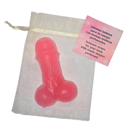 DIVERTY SEX - JABÓN CON FORMA DE PENE ROSA 25GR