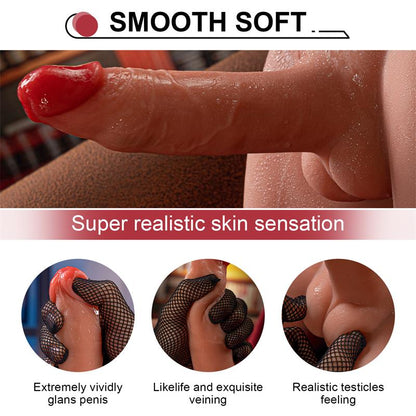 XISE - JASON MASTURBADOR CON DILDO Y ANO, VIBRACIÓN Y THRUSTING 4.1 KG
