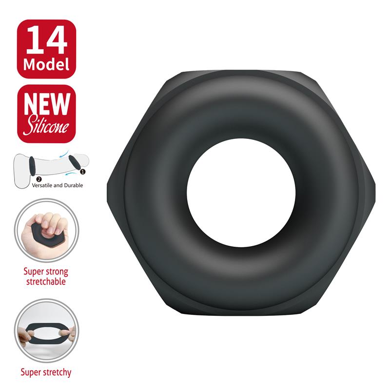 CRAZY BULL - JARVIUS ANILLO PARA EL PENE SILICONA MODE 14