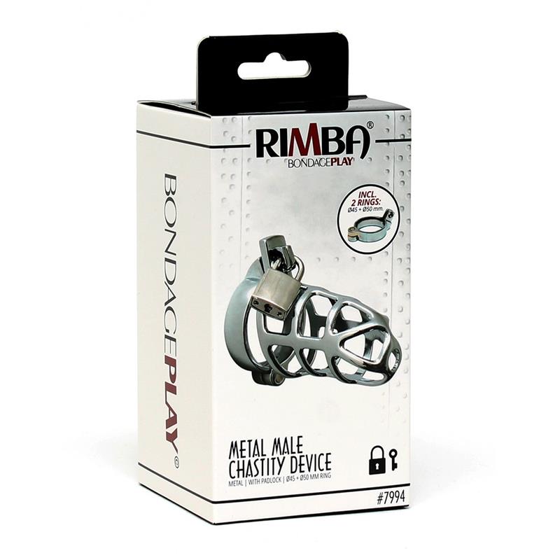 BONDAGE PLAY - JAULA CASTIDAD PENE 45 MM METAL