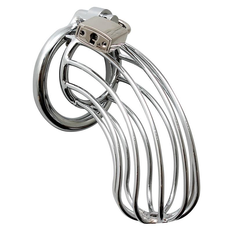 BONDAGE PLAY - JAULA DE CASTIDAD METÁLICA CON CANDADO