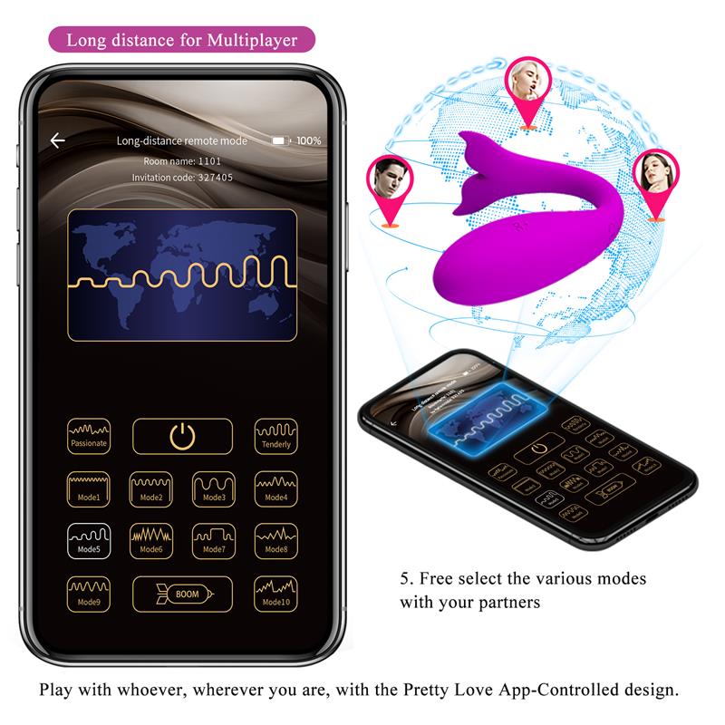 PRETTYLOVE - JAYLEEN ESTIMULADOR CON CONTROL APP