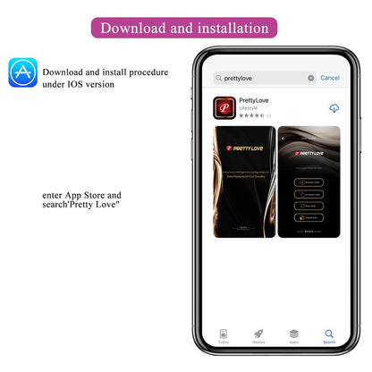 PRETTYLOVE - JEFFERSON PLUG ANAL CON ELECTROSHOCK Y APP