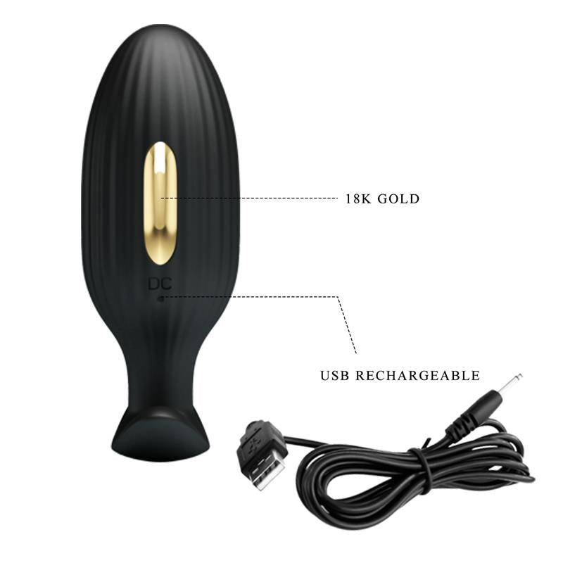 PRETTYLOVE - JEFFERSON PLUG ANAL CON ELECTROSHOCK Y APP