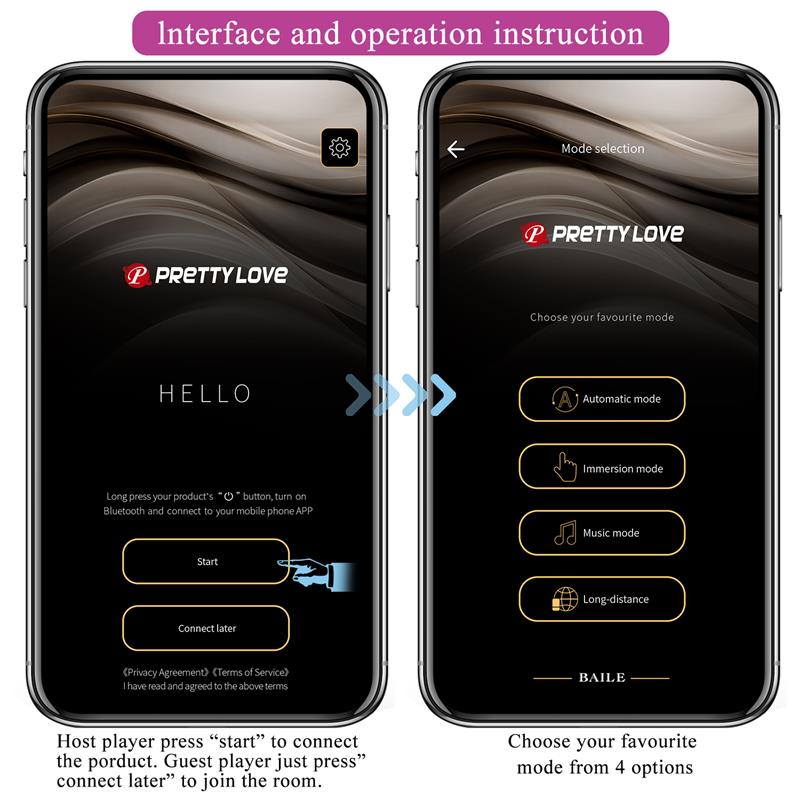 PRETTYLOVE - JEFFERSON PLUG ANAL CON ELECTROSHOCK Y APP