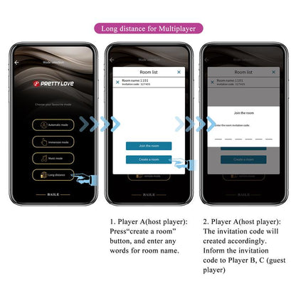 PRETTYLOVE - JEFFERSON PLUG ANAL CON VIBRACIÓN Y ELECTROSHOCK CON APP