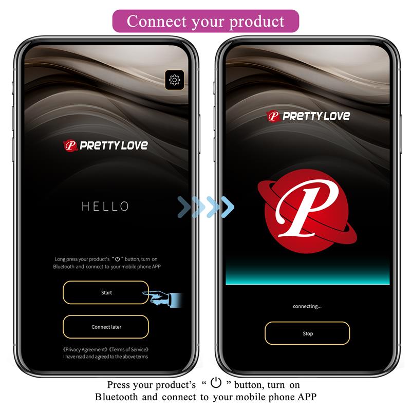 PRETTYLOVE - JEFFERSON PLUG ANAL CON VIBRACIÓN Y ELECTROSHOCK CON APP