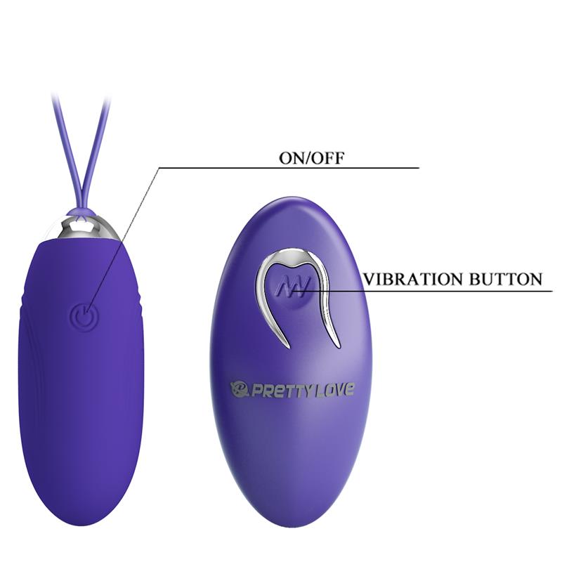 PRETTYLOVE - JENNY YOUTH HUEVO VIBRADOR CON CONTROL REMOTO