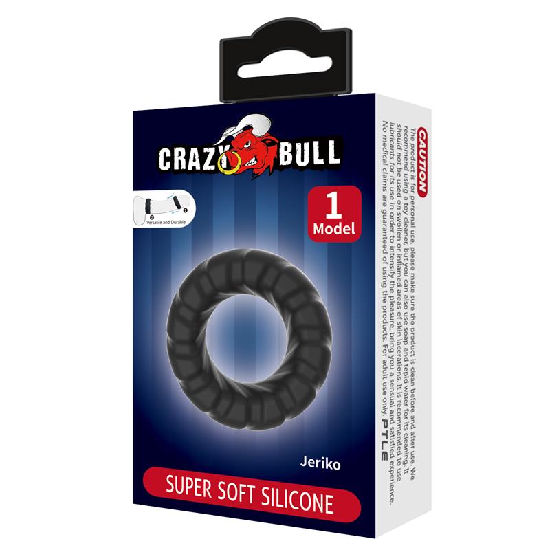 CRAZY BULL - JERIKO ANILLO PARA EL PENE SILICONA MOD 1