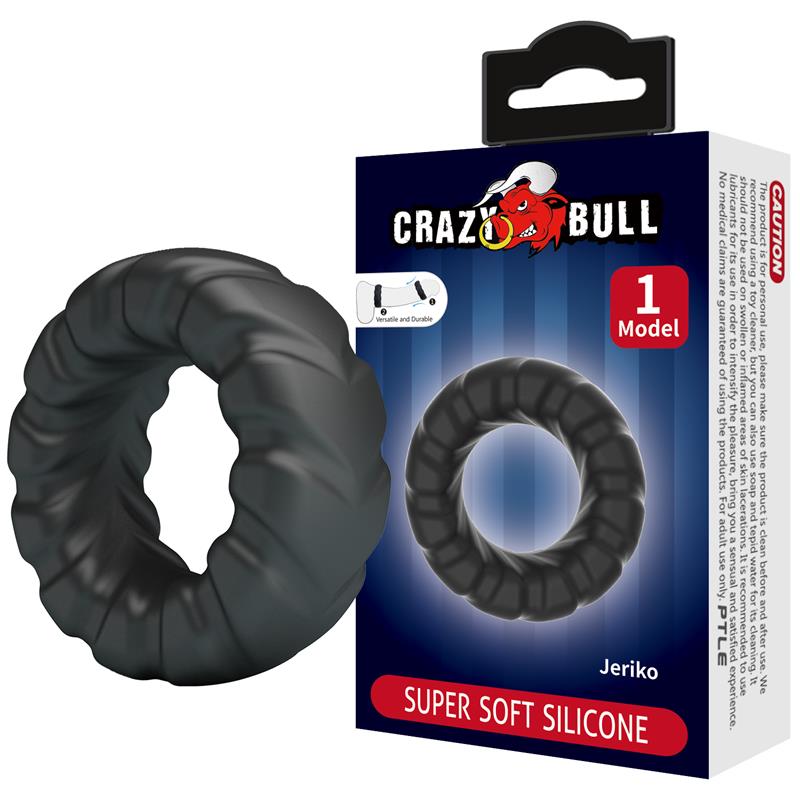 CRAZY BULL - JERIKO ANILLO PARA EL PENE SILICONA MOD 1