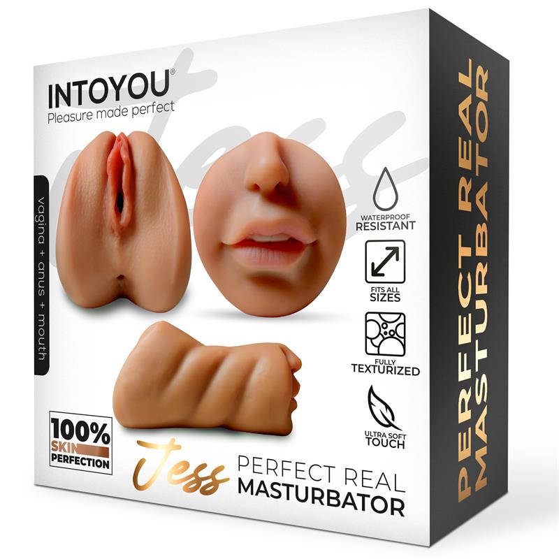 LIKETRUE - JESS VAGINA, ANO Y BOCA SÚPER REALISTA 650 GR