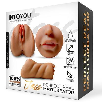 LIKETRUE - JESS VAGINA, ANO Y BOCA SÚPER REALISTA 650 GR