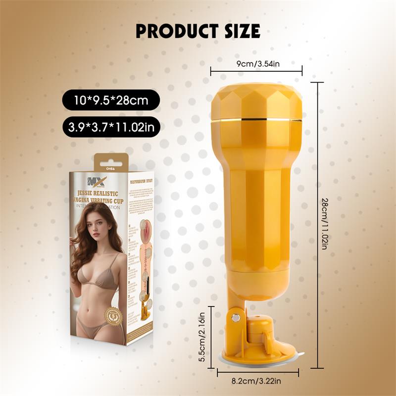 CHISA - JESSIE MASTURBADOR VAGINA REALISTA CON VIBRACION