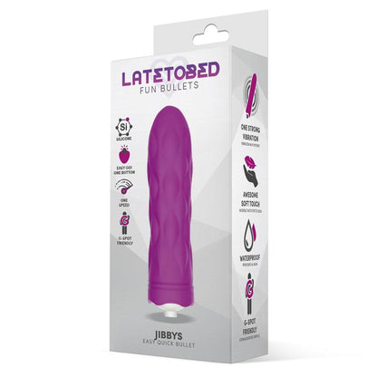 LATETOBED - JIBBYS BALA VIBRADORA EASY QUICK SILICONA PURPLE