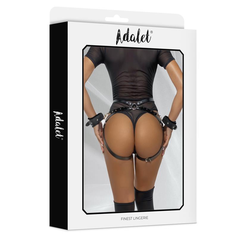 ADALET LINGERIE - JIMENA ARNÉS GLÚTEO CON ESPOSAS TALLA ÚNICA