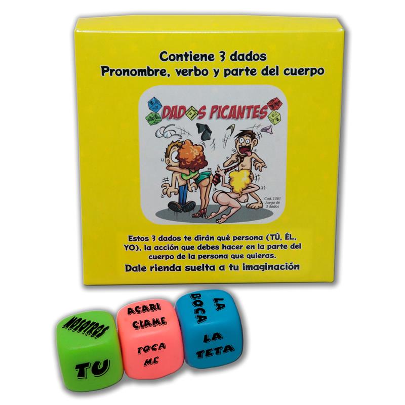 DIVERTY SEX - JUEGO 3 DADOS FLUORESCENTES