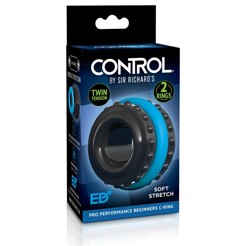 SIR RICHARDS - JUEGO DE ANILLO PRO PERFORMANCE C-RING PRINCIPIANTES AZUL