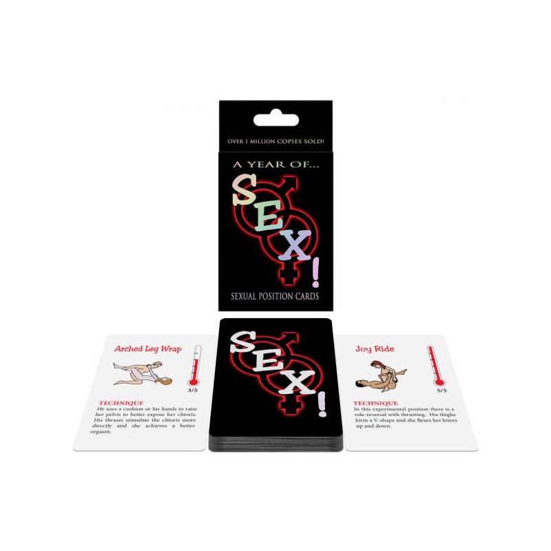 KHEPER GAMES - JUEGO DE CARTAS POSTURAS SEXUALES UN AÑO DE...¡SEXO!  EN