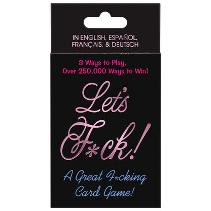 KHEPER GAMES - JUEGO DE CARTAS LETS FUCK CARD GAME (EN ES DE FR)