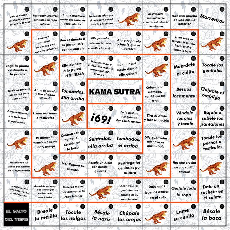 DIVERTY SEX - JUEGO DE MESA EL SALTO DEL TIGRE ERÓTICO