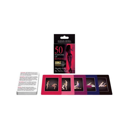 KHEPER GAMES - JUEGO DE PAREJAS 50 POSITIONS OF BONDAGE (EN ES DE FR )