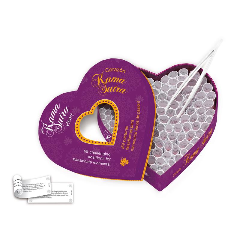 TEASE & PLEASE - JUEGO DE PREGUNTAS KAMA SUTRA HEART (EN-ES)