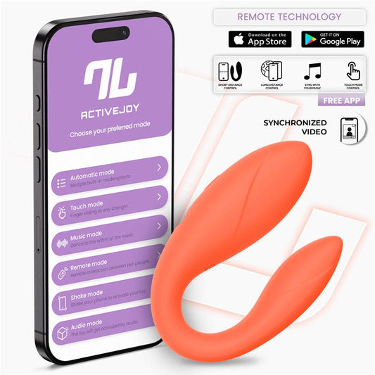 INTOYOU APP SERIES - JUGUETE PARA PAREJAS CON APP FLEXIBLE SALMON