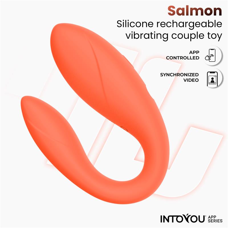 INTOYOU APP SERIES - JUGUETE PARA PAREJAS CON APP FLEXIBLE SALMON