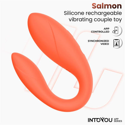INTOYOU APP SERIES - JUGUETE PARA PAREJAS CON APP FLEXIBLE SALMON