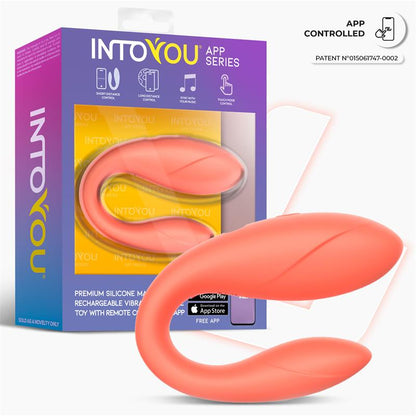 INTOYOU APP SERIES - JUGUETE PARA PAREJAS CON APP FLEXIBLE SALMON